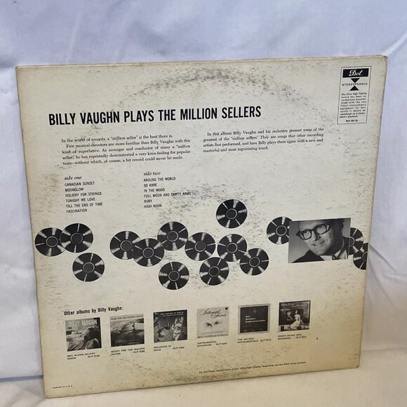 Billy Vaughn Plays The Million Sellers (Vinyl, 1958) Dot Records DLP25119 Good+ - Picture 3 of 10